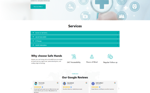 safehandshealthcare.com